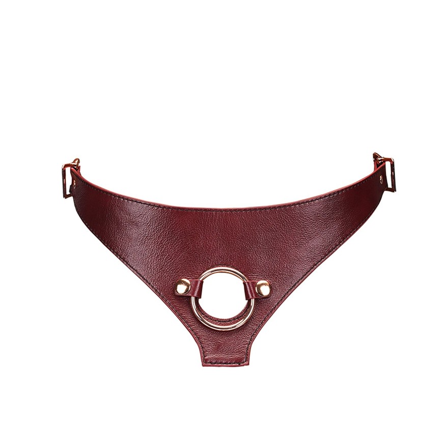 Трусики для страпона Liebe Seele Strap-on Harness Wine Red SO9464 фото