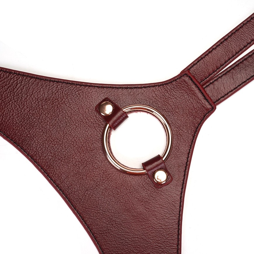 Трусики для страпона Liebe Seele Strap-on Harness Wine Red SO9464 фото