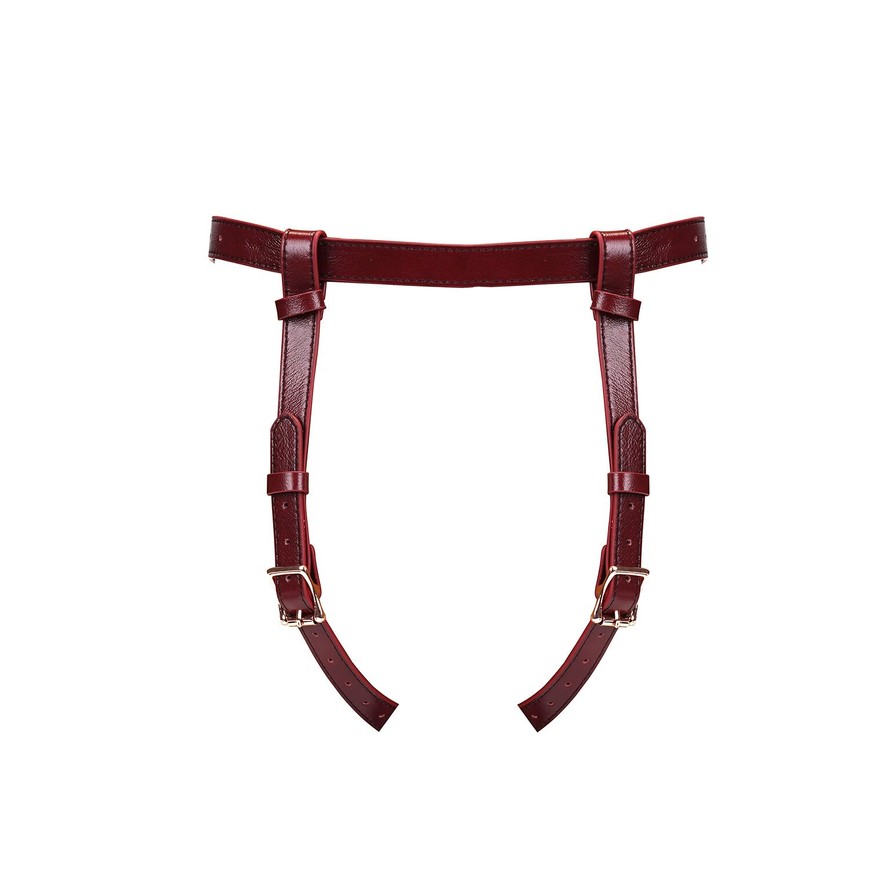 Трусики для страпона Liebe Seele Strap-on Harness Wine Red SO9464 фото