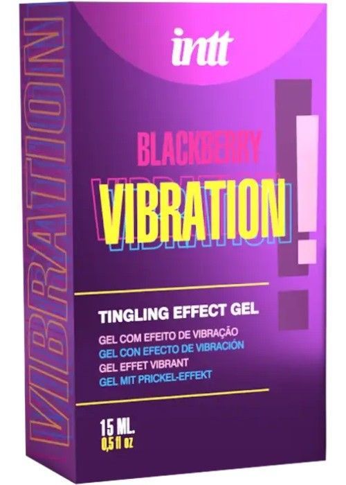 Рідкий вібратор Intt Vibration Blackberry зі смаком ожини SX2661 фото
