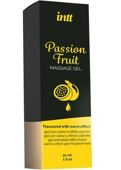 Розігріваючий масажний гель для інтимних зон Intt Passion Fruit зі смаком маракуї SO4897 фото
