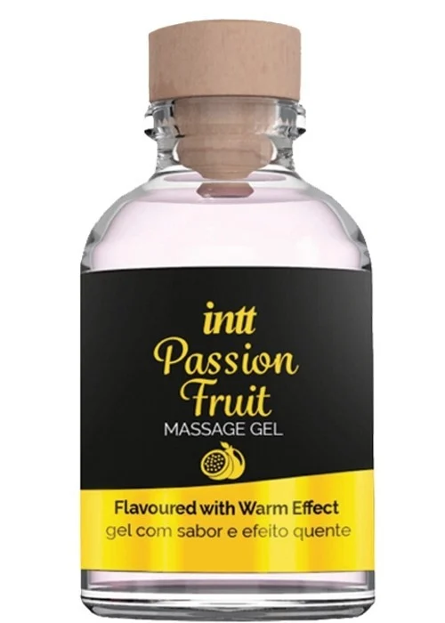 Розігріваючий масажний гель для інтимних зон Intt Passion Fruit зі смаком маракуї SO4897 фото
