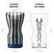 Мастурбатор TENGA Premium Soft Case Cup з м'яким корпусом та вакуумною стимуляцією SO5114 фото 4