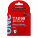 Ребристі презервативи ONE Tattoo Touch з малюнками тату 3 шт ON29 фото 1