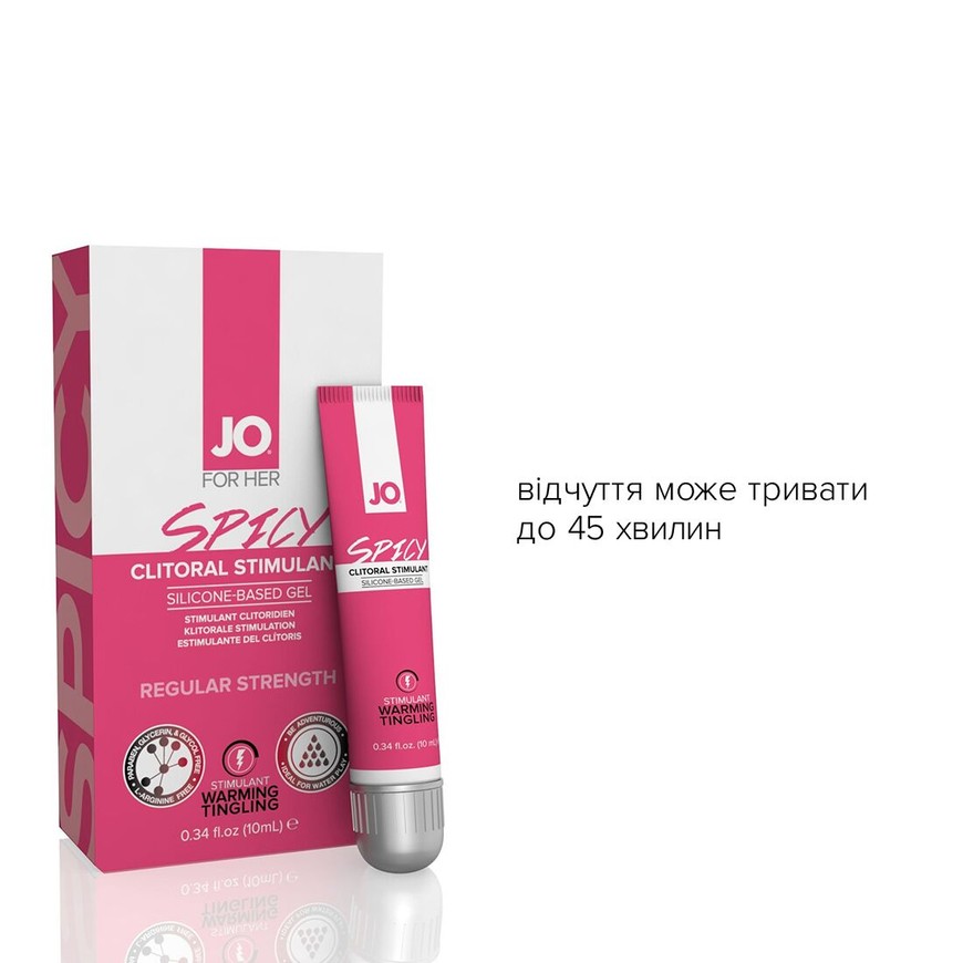 Збуджувальний гель для клітора JO Spicy Warming помірної діі з ефектом зігрівання SO1501 фото