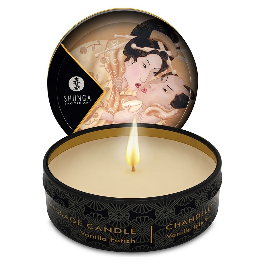 Масажна свічка Shunga Mini Massage Candle з ароматом ванілі 30 мл SO2517 фото