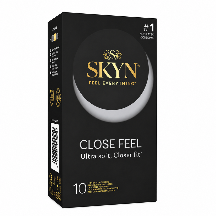 Надтонкі облягаючі безлатексні презервативи SKYN Close Feel 10 шт SX2388 фото