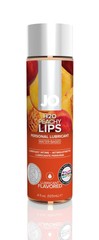 Оральний лубрикант на водній основі System JO H2O Peachy Lips зі смаком персику 120 мл SO1777 фото