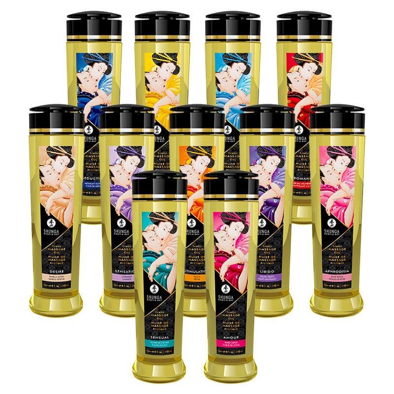 Натуральна масажна зволожувальна олія Shunga Amour Sweet Lotus з ароматом лотосу SO4812 фото