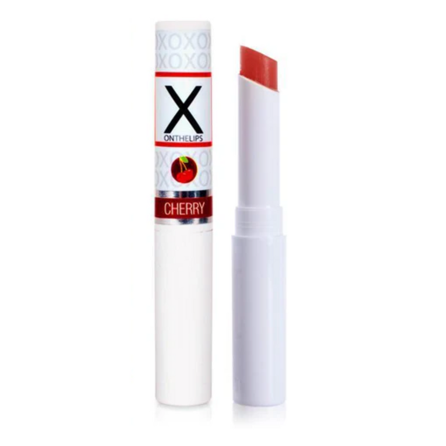 Стимулювальний бальзам для губ Sensuva X On The Lips Cherry з феромонами та ароматом вишні SO4463 фото