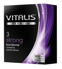 Сверхпрочные презервативы Vitalis (3 шт.)