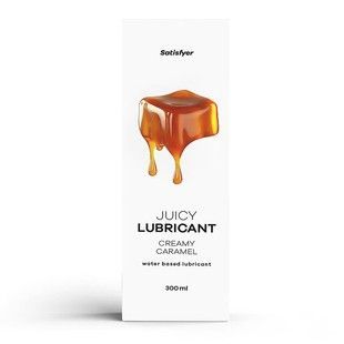 Лубрикант на водній основі Satisfyer Juicy Lubricant Creamy Caramel water based 300 мл SX2718 фото
