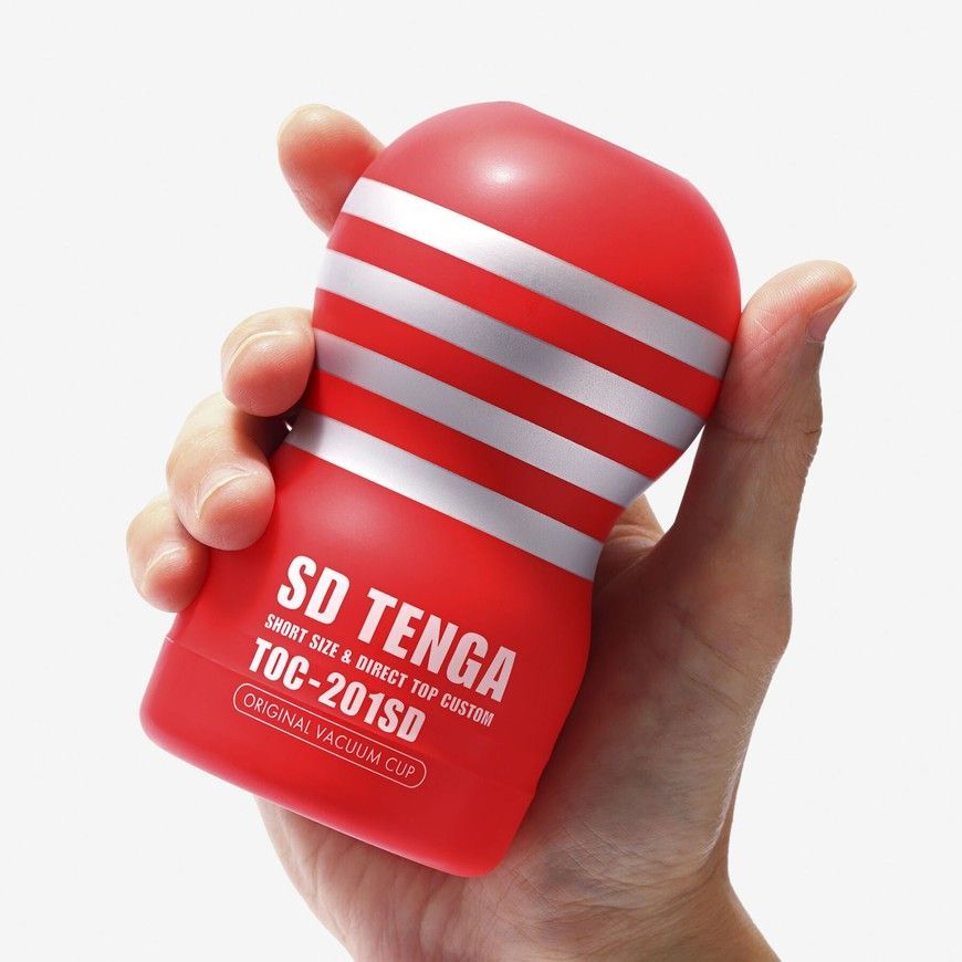 Зменшений мастурбатор TENGA SD Original Vacuum Cup з вакуумною стимуляцією SO9579 фото