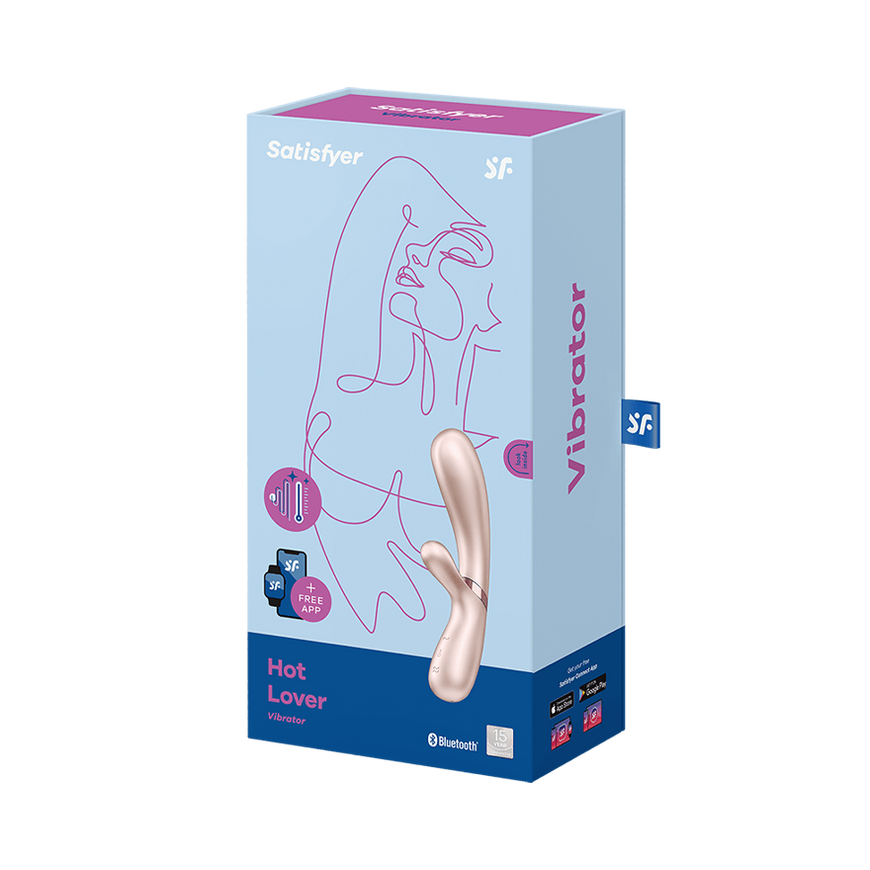 Смарт вібратор-кролик із підігрівом Satisfyer Hot Lover Pink SO5544 фото