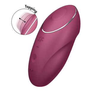 Вібратор Satisfyer Tap & Climax 1 Red SX0566 фото