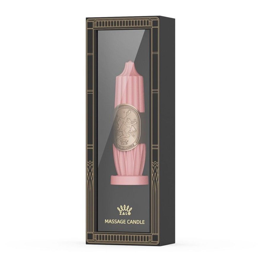 Масажна свічка Zalo Massage Candle Pink SO8232 фото