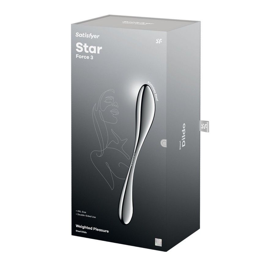 Металевий дилдо Satisfyer Star Force 3 SX3258 фото