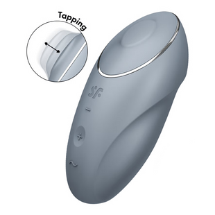 Вібратор Satisfyer Tap & Climax 1 Bluegrey SX0568 фото