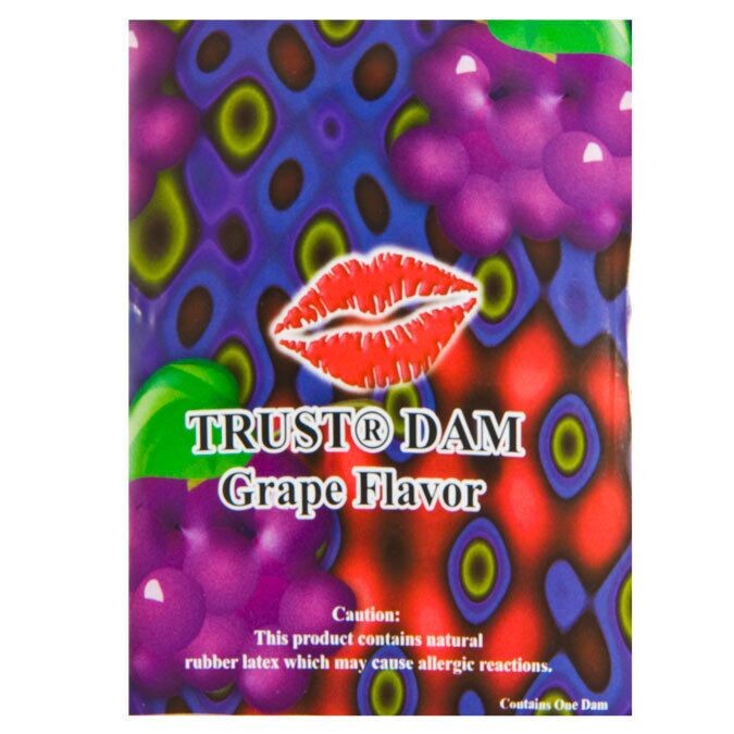 Латексна серветка Latex Dental Dams Grape 1 шт SX1263 фото