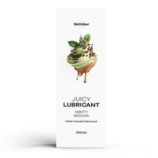 Лубрикант на водній основі Satisfyer Juicy Lubricant Minty Mocha water based 300 мл SX2727 фото