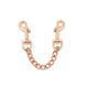 Поножі Liebe Seele Rose Gold Memory Ankle Cuffs SO9497 фото 6
