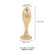 Анальна пробка LOCKINK SEVANDA Pearl Pear-shape Anal Plug SX0887 фото 8