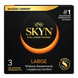 Безлатексні збільшені презервативи SKYN Large 3 шт SOL3 фото 1