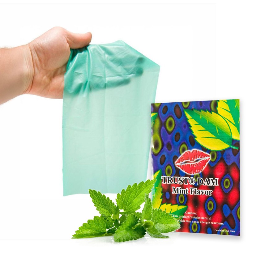 Латексна серветка Latex Dental Dams Mint 1 шт SX1262 фото