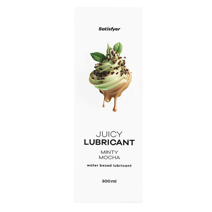 Лубрикант на водній основі Satisfyer Juicy Lubricant Minty Mocha water based 300 мл SX2727 фото