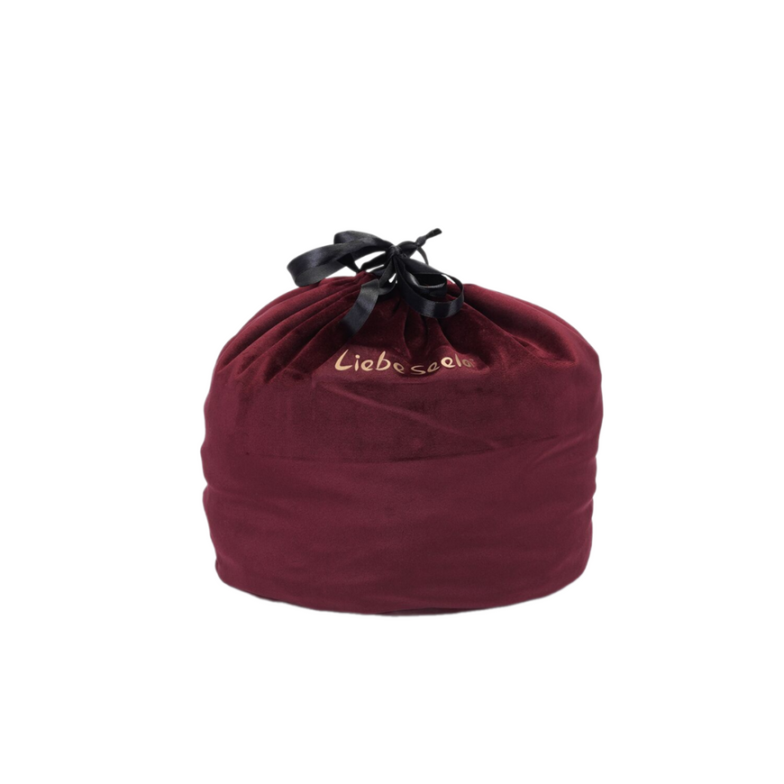 Мішечок для зберігання іграшок Liebe Seele Wine Red Cylindrical Storage Bag SO9467 фото