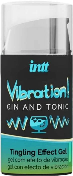 Рідкий вібратор Intt Vibration Gin Tonic зі смаком джин тоніка SO4138 фото