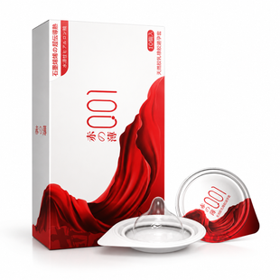 Ультратонкі презервативи OLO Red & Silver з термоефектом 10 шт OL19 фото