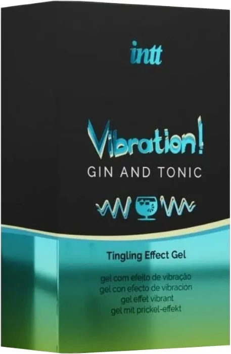 Рідкий вібратор Intt Vibration Gin Tonic зі смаком джин тоніка SO4138 фото