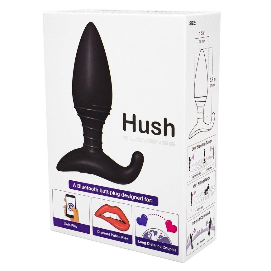 Анальна смарт-вібропробка Lovense Hush розмір S SO4084 фото