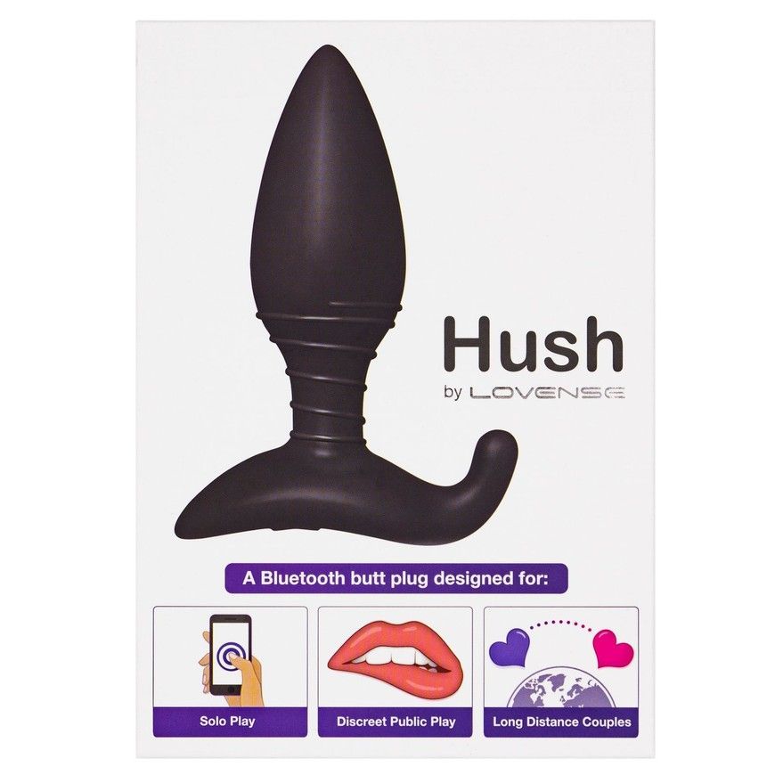 Анальна смарт-вібропробка Lovense Hush розмір S SO4084 фото
