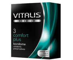 Облягаючі презервативи Vitalis (3 шт.) 40301 фото