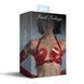 Ліф серце Feral Feelings Hearts Bra Red Trasparent SO9310 фото 2