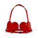 Ліф серце Feral Feelings Hearts Bra Red Trasparent SO9310 фото 1