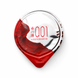 Ультратонкі презервативи OLO Red & Silver з термоефектом 1 шт OL10 фото 1