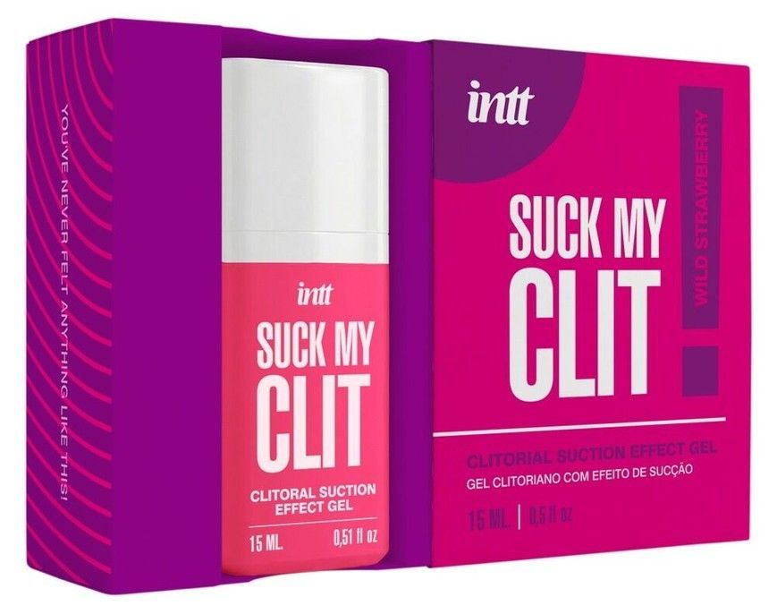 Гель для клітора Intt Suck My Clit Wild Strawberry 15 мл з ефектом посмоктування SX4002 фото