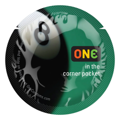Кольорові презервативи ONE Color Sensations чорні (1 шт.) ON140 фото