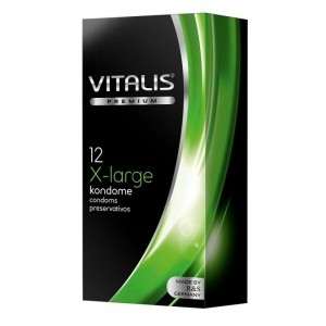 Збільшені презервативи Vitalis (12 шт.) 40320 фото