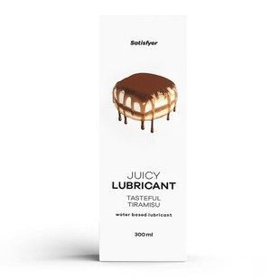 Лубрикант на водній основі Satisfyer Juicy Lubricant Tasteful Tiramisu water based 300 мл SX2725 фото