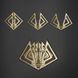 Затискачі для сосків з важкою підвіскою LOCKINK Adjustable Nipple Clamps with Heavy Pendant Golden SX0846 фото 11
