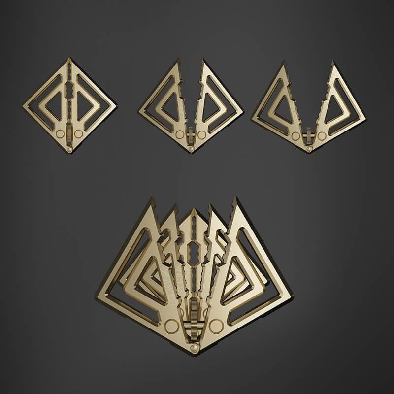 Затискачі для сосків з важкою підвіскою LOCKINK Adjustable Nipple Clamps with Heavy Pendant Golden SX0846 фото