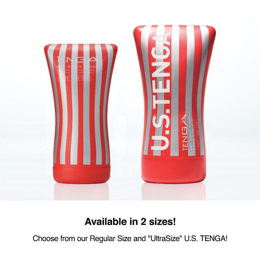 Збільшений мастурбатор TENGA US Soft Tube Cup з м'яким корпусом та вакуумною стимуляцією SO7040 фото