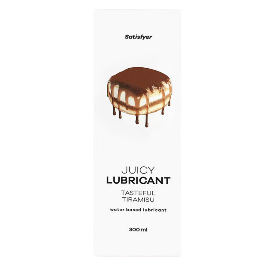 Лубрикант на водній основі Satisfyer Juicy Lubricant Tasteful Tiramisu water based 300 мл SX2725 фото