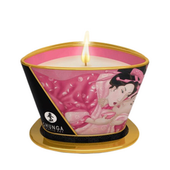 Масажна свічка Shunga Massage Candle з ароматом троянди 170 мл SO2510 фото