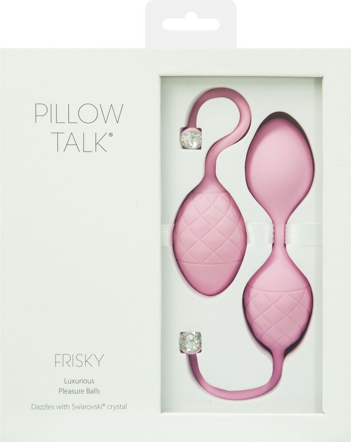 Вагінальні кульки Pillow Talk Frisky Pink SO2721 фото