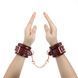Наручники Liebe Seele Wine Red Wrist Cuffs SO9452 фото 3